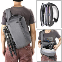 Suitable for Apple Lenovo Dell Asus HP Huawei Xiaomi shoulder laptop bag chest backpack cross-span photography bag multifunctional design 13 3 inches 14 inches 15 6 inches