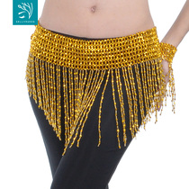 Dancer triangle hanging waist chain belly belly belly belly belly belly belly waist clothing clothing elastic stream of the soft waist chain