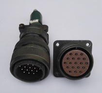Original imported JAE MS3106B22-14P-ZN MS3102A22-14S 19 core silver plated Aviation plug
