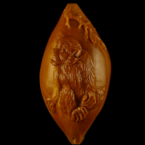 Merlin nuclear pure handmade Jiaguan Fenghou Qi bamboo olive walnut carving Su Gong new single seed literary play collection