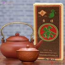Sichuan brand green brick tea national border tea Inner Mongolia boiled milk tea old green tea brick tea 380g Yongju green brick tea