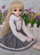 bjd doll sd doll plaid fashion strap skirt can be customized size not only shoot