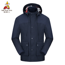 Rice Straw Man Outdoor Monolayer Submachine Clothing Male Windproof waterproof and breathable abrasion-proof Mountaineering jacket jacket New product