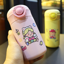 Senteinins Cat Paws Girl Hearts 304 Stainless Steel Insulated Cups Portable Student Size Couples Cup Trends