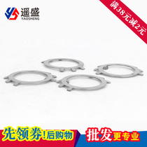 M10-M52 304 stainless steel GB858 round nut stopping cushion gasket Six claw gaskets