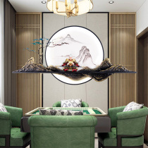 New Chinese style wall decoration 3D three-dimensional living room entrance sofa background wall Modern decorative painting hanging painting high-end atmosphere