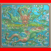 JD relief drawing engraved drawing new real dragon throne back chair backboard board board cloud dragon door flower computer engraving drawing