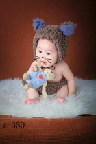 2017 new children Photographic clothing Shadow of the full moon 100 days old baby photographed dress photographic clothes