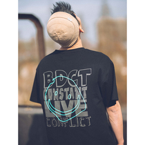 BDCT 21SS black T-shirt short sleeve male couple little devil print tide youth wild loose body shirt summer