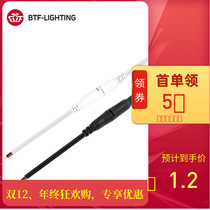 LED male and female connector with buckle power cord lighting cable DC to red and black outlet 12V light strip