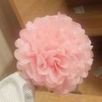 Half moon tent decoration paper flower ball