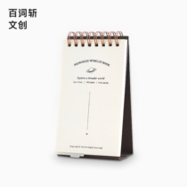 (Hundred words cut Wen Chuang) Difficult words This word book can block the word memory this desktop Record Review preparation horizontal line notebook card block creative Net red stationery notepad plan this list of books