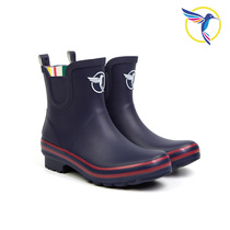 evercreatures British rubber rain boots Blue low-top Chelsea womens rain boots water shoes new listing