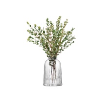 Pleat pleated vases British LSA imported transparent glass handmade