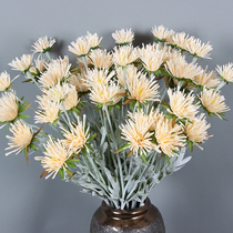 Wedding emulation floral crab claw chamomile Chamomile Chrysanthemum Flowers with Chrysanthemum Home Flower Arrangement Road Leading Flower Decoration Chamomile