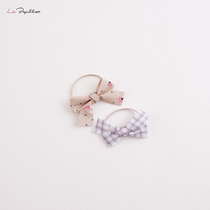 (Mark Jenny Luff series) French style girl butterfly knot hair rope baby hair accessories 212596