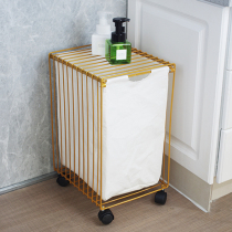 Dirty clothes basket iron laundry basket Nordic ins dirty clothes storage basket household clothes basket dirty clothes basket