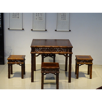 Collection of Rosewood bamboo festival eight fairy table set-ZT10040