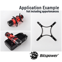 Bitspower 120 Water Tank Mounting Panel-BP-120WTMP-BK