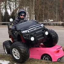 Ford childrens electric car oversized off-road vehicle childrens car can sit on four-wheel baby remote control toy car