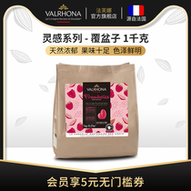 Favna Raw Material French Imported Baking Cake Pure Cocoa Butter Snack Inspiration Raspberry Chocolate Beans 1kg