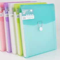 ouliyi0002 Multifunctional student portable straight paper finishing organ bag A4 office document data classification folder