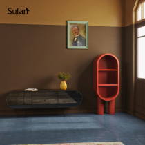 Schuvan Side Cabinet Living-room Bookcase Sofa Cabinet Net Red Dining Side Cabinet Nordic Ins Display Cabinet Bedroom Creative Cabinet Standout Cabinet