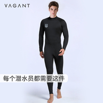 VAGANT3MM thicker diving suit male heating and cold-resistant coat free floating surfing swimsuit