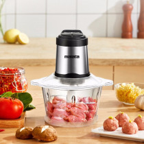 Meat grinder household dumpling stuffing stainless steel electric multi-function electric cooking machine small meat garlic mixing shredded vegetables