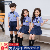 Class clothes set pupils British style kindergarten uniforms summer uniforms uniforms for men and women school uniforms school style children Korea