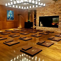 Cotton linen cushion meditation mat Buddha mat kneeling mat futon foldable Buddha meditation mat