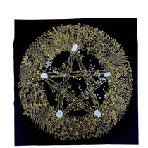 The nature of the flowers the secret language thick velvet crystal flower tales tarot tablecloth 60 * 60CM accessories