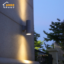 led wall lamp double head single head wall lamp courtyard wall lamp waterproof spotlight corridor lamp Dew lamp led wall lamp