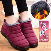 Old Beijing cloth shoes flagship store SEG cotton shoes women official ladies red old shoes women plus velvet shoes