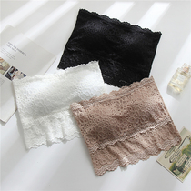 Lace wipes underwear without shoulder-wear anti-slip wrapped in the summer wear to prevent walking and shading the chest gathered