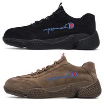 Non-slip safety labor insurance shoes low-top old mine labor insurance shoes anti-static work simple chemical autumn and winter shoes