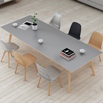 Solid Wood Nordic dining table rectangular conference table minimalist dining room living room working table multi-color desk