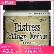 Not stuffy with Tim Holtz Collage Medium hand tent Collage paste glue protective film