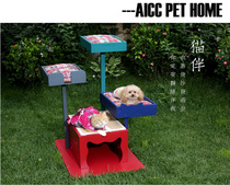 AICC pet furniture colorful cat platform cat Villa large climbing frame cat nest toy self-Hi cat scratch claw artifact
