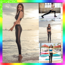 Korean surf pants sports fitness pants tight skinny swimming trousers sunscreen floating suit women