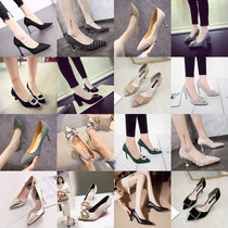 Cloakroom ornaments props high heels model room shoes cabinet soft lady shoes decorations light luxury wardrobe photo customization