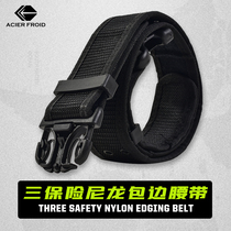 Emergency rescue rescue Nylon belt outdoor sports leisure wrap belt canvas pants automatic button