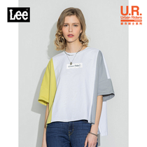 Lee mall with the same paragraph 22 spring summer new product Oversize white female short sleeve T-shirt tide LWT0025423RT-K14