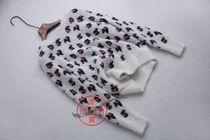 S025 side 1105 soft waxy comfortable pink gold jacquard Little BAO WEN plush thick small loose sweater