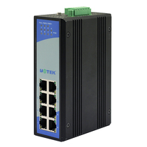 Utai UT-6408G-POE Industrial Network Switch 8-mouth one thousand trillion POE Switch Industry Level lightning exchange