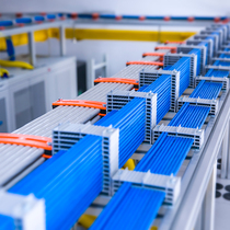 The same day can be shipped aluminum alloy cable fixer 7mm*8 integrated wiring room wiring cable connector Cable management clamp Network cable holder Cabinet cable piece Bridge clamp