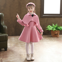 Girls' autumn dress new style autumn and winter boy dress female princess skirt children's cybernical skirt spring and autumn suit skirt