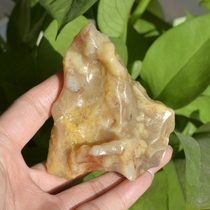 L = 78MM15# Natural Lop Nur Gobi agate original stone handlebar small ornaments