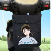 Electric car hanging bag Electric car bicycle hanging bag Mobile phone bag Bicycle battery car front storage bag Electric car