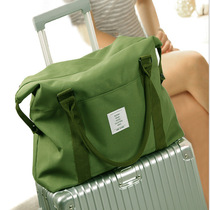 Travel bag Sports bag Short-distance female portable large-capacity luggage bag Portable boarding folding travel bag Male fitness bag